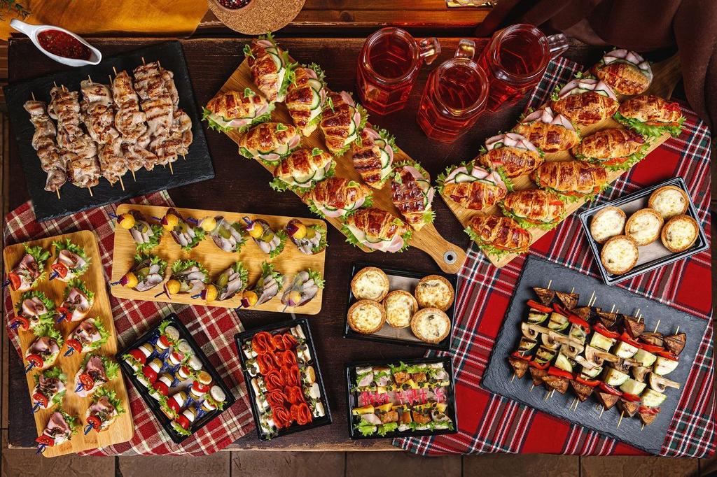 Фуршетное меню с шашлычками \"Вечер танцев\" на 8-10 персон - 1394 р/чел ...