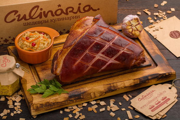 Рулька копчёная плато