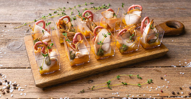 Индейка су-вид в манговом соусе