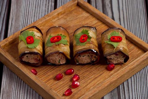 Баклажаны с орехами Баклажаны с орехами