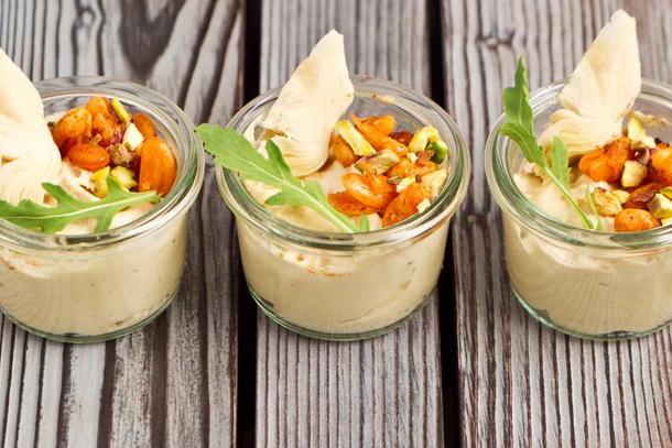 Хумус из артишоков с рукколой Хумус из артишоков с рукколой
