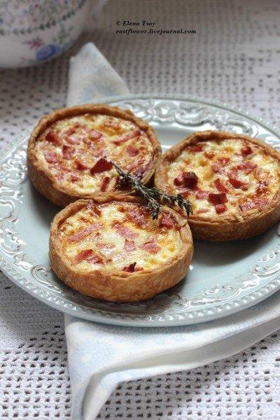 Мини киш с ветчиной Мини киш с ветчиной