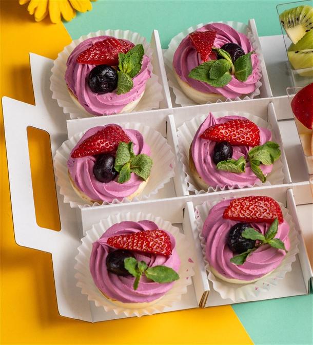 Мини - капкейки 6 шт в ПОДАРОК Мини - капкейки 6 шт в ПОДАРОК