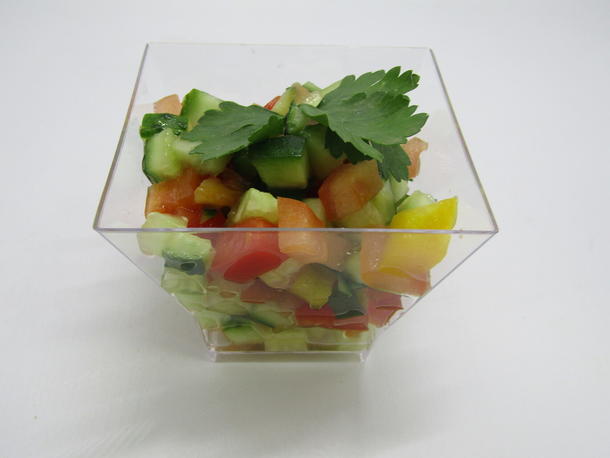 Салат овощной в стакане (5 шт.)