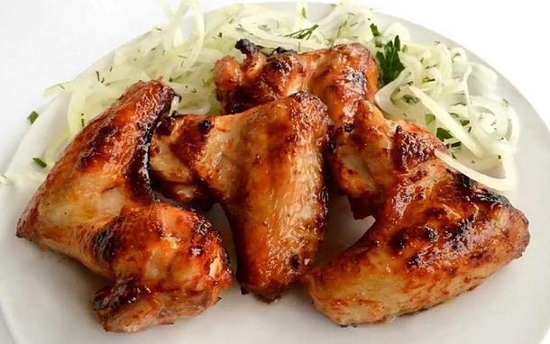 Шашлык из курицы на кости (голень, крылья)