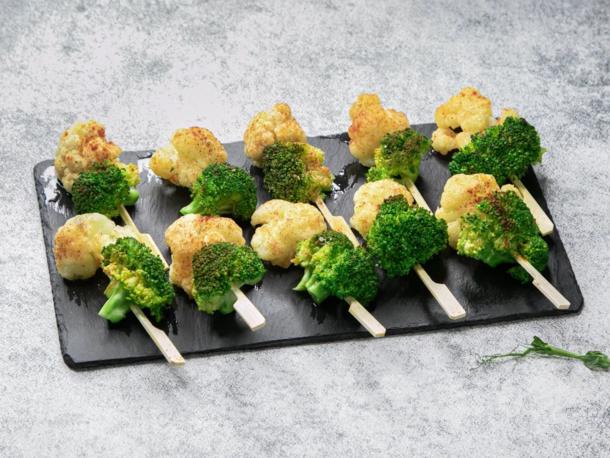 Шашлычки с ассорти из капусты