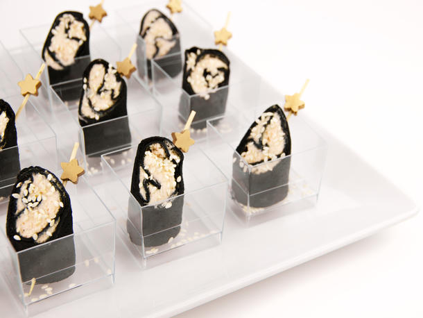 Блинчик с муссом из семги