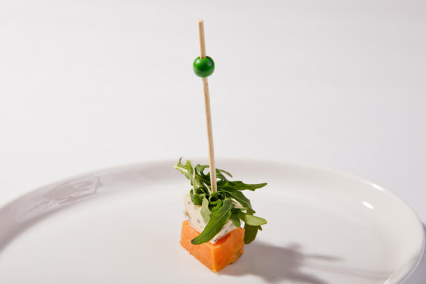 Канапе батат и бри Канапе батат и бри