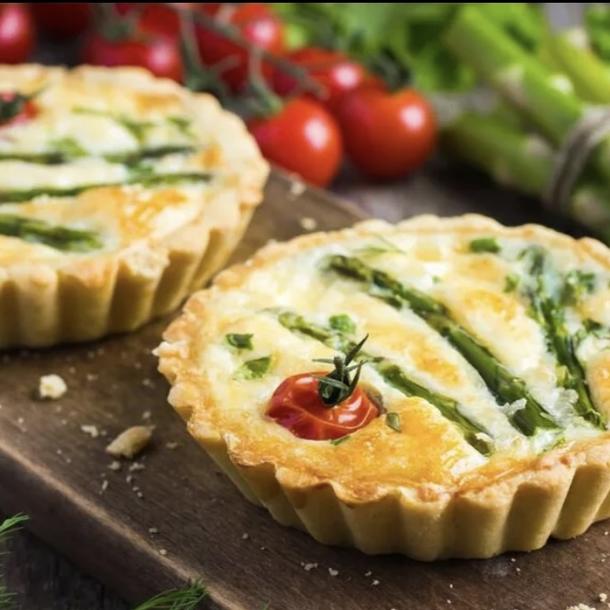 Киш с курицей и грибами