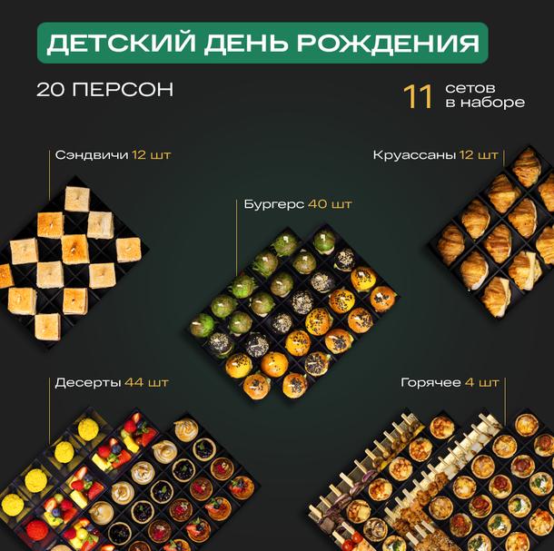 Фуршетный Набор «Детский день рождения 20 персон»