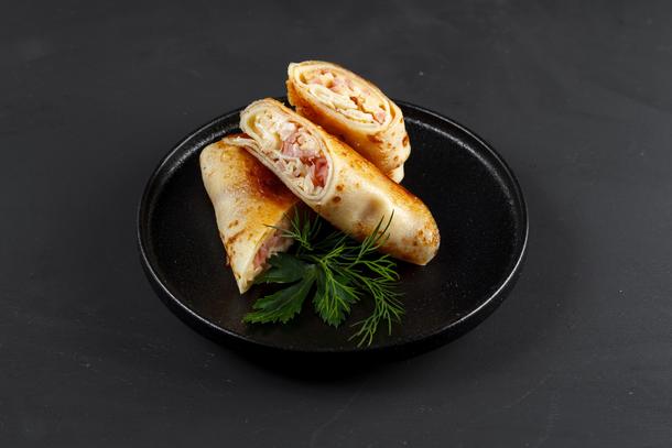 Блинчик с ветчиной и сыром