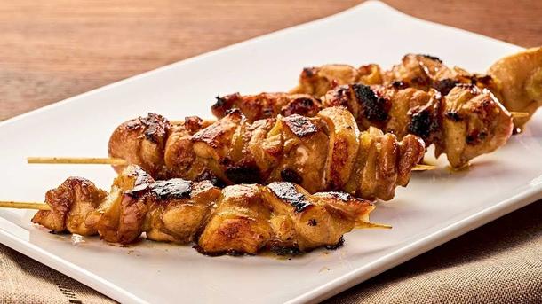 Мини шашлычок из цыпленка Мини шашлычок из цыпленка