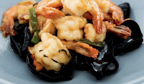 Тигровая Креветка в соусе