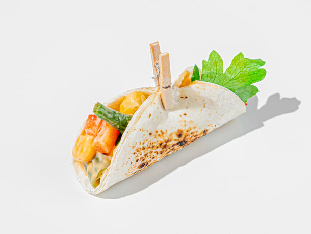Мини тако с курицей Мини тако с курицей