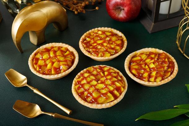 Яблочный тарт с соленой карамелью