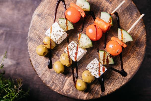 Канапе овощное