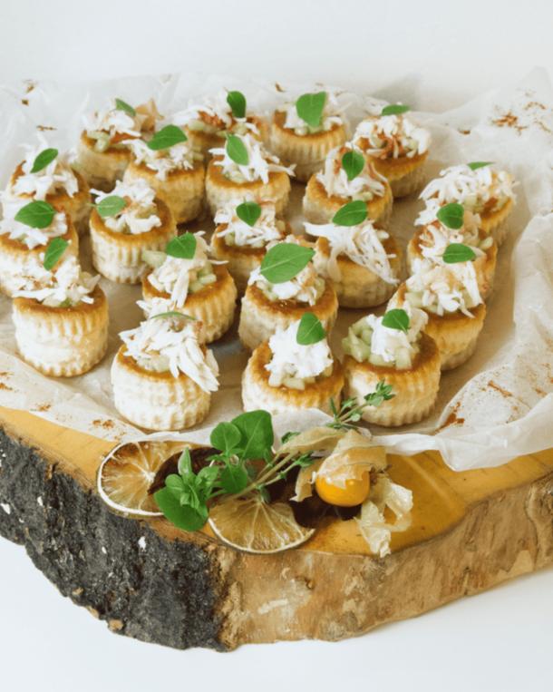 Волован с паштетом из цыпленка