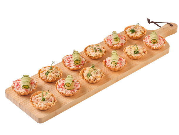 Тарталетки «Крабовый» и «Ветчин - грибы»