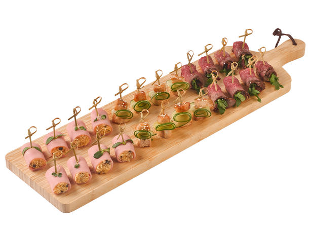 Канапе «Ростбиф», «Курица терияки», «Ветчина с сыром»