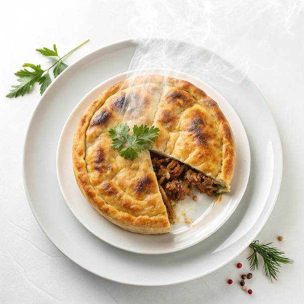 Кубдари (грузинский мясной пирог) Кубдари (грузинский мясной пирог)