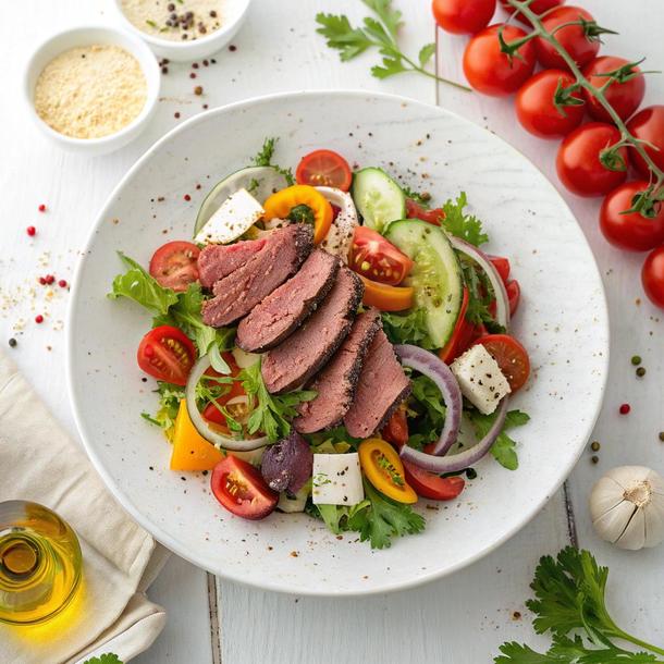 Мясной салат с говядиной Мясной салат с говядиной