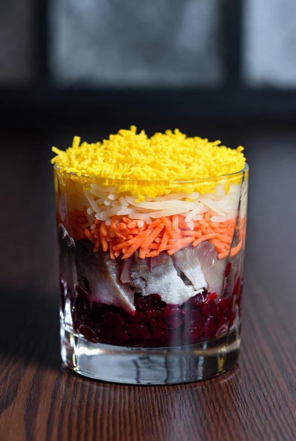 Салат сельдь под-шубой