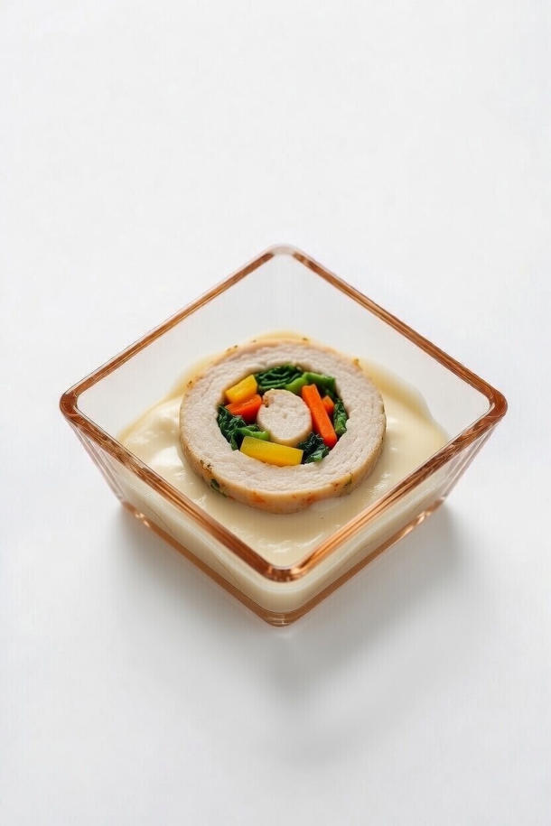 Куринный рулет с овощами Куринный рулет с овощами