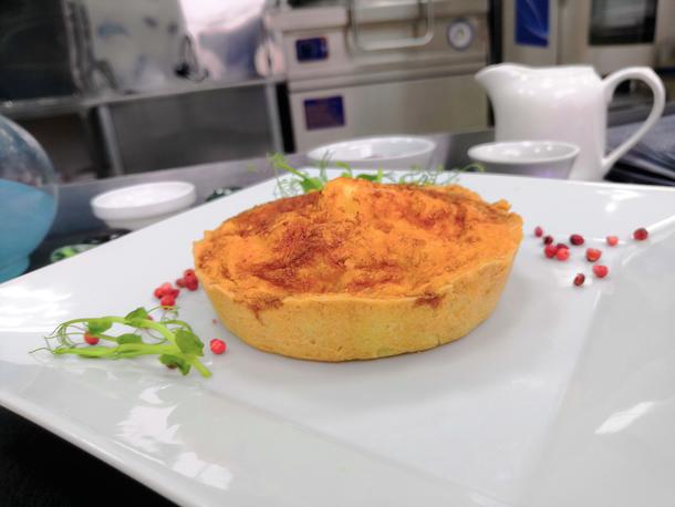 Киш лорен с курочкой и картошкой