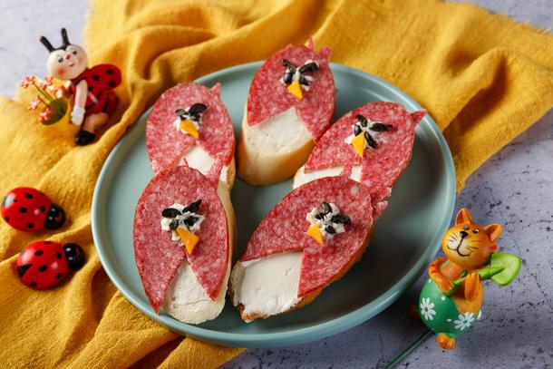 Брускетта "Angry Birds Red" Брускетта "Angry Birds Red"