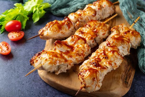 Мини-шашлычок из курицы Мини-шашлычок из курицы