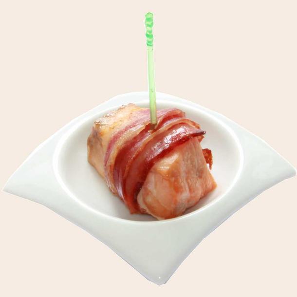 Семга в беконе