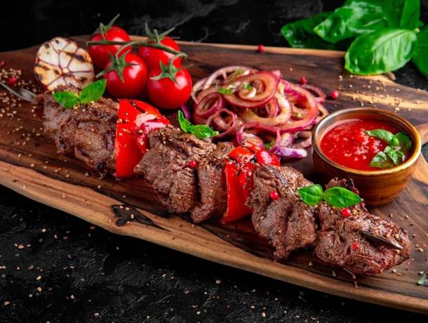 Шашлык из говядины с перцем Шашлык из говядины с перцем