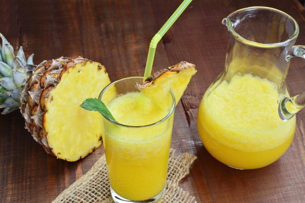 Лимонад с ананасом
