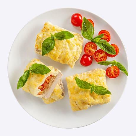 Мясо по-французски с сырной корочкой Мясо по-французски с сырной корочкой