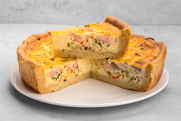 Киш с курицей и беконом Киш с курицей и беконом