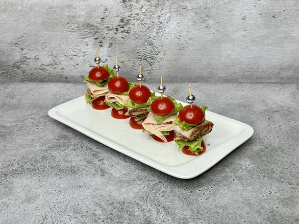 Канапе с пастрами из индейки - 5 шт.