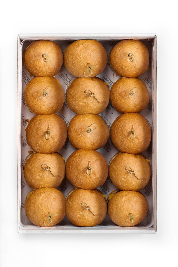 Мини-бургеры с говяжьей котлетой