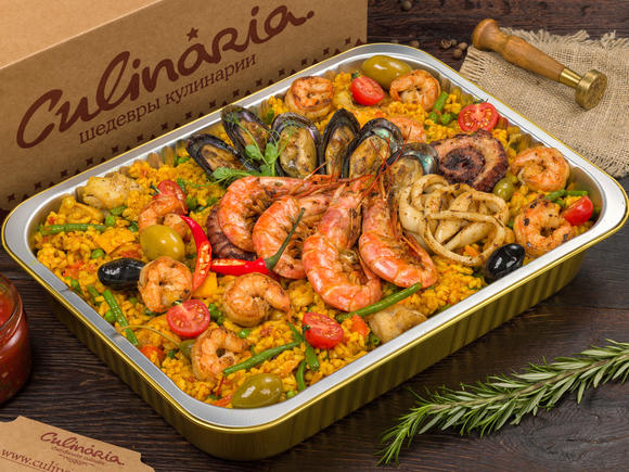 День рождения с паэльей на 10 человек в Москве