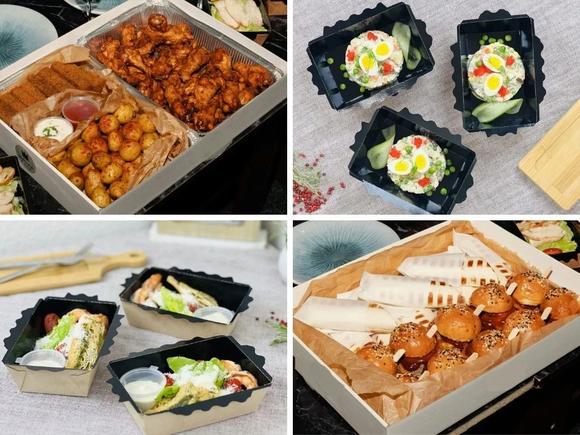 Вкусный сет с бургерами и закусками под пиво на 10 персон в Москве