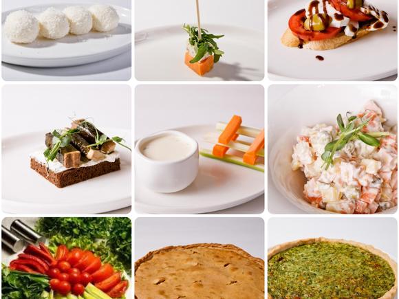 Доставка блюд и напитков на 35 персон в Москве