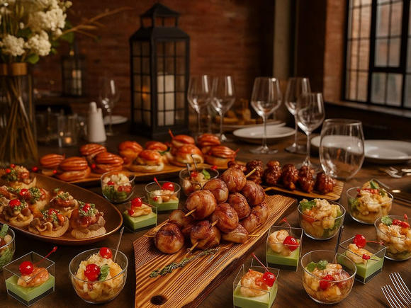 День рождения на 20 персон (Доставка с горячим) в Москве