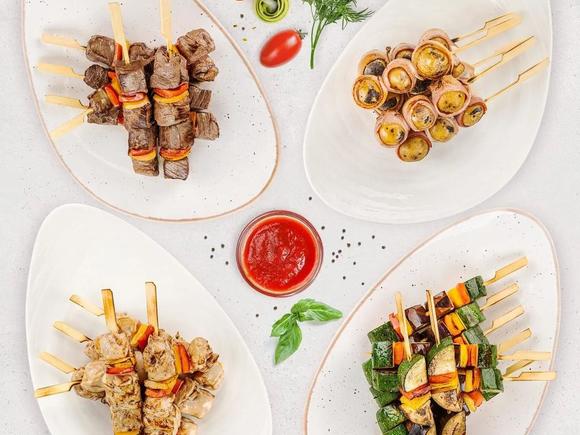 Фуршетный набор горячих закусок "От мангальщика" на 15-20 персон в Москве