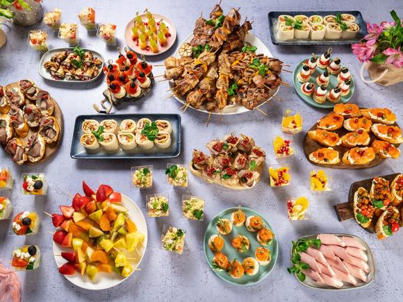 Идеальное свадебное фуршетное меню с шашлычками на 20-25 персон в Москве