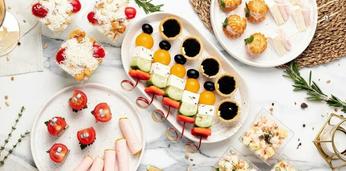 Недорогой фуршетный сет с горячими закусками на 18-22 персон