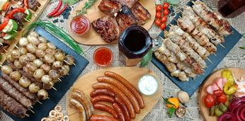 Сет на компанию «Мясное ассорти-гриль» на 10 персон
