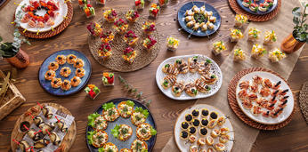 Легкий фуршет премиум на 180-200 персон