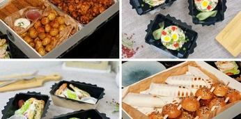 Вкусный сет с бургерами и закусками под пиво на 10 персон