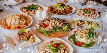 Сытный банкет на 15 персон с обслуживанием