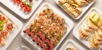 Легкий перекус c мини-бургерами на 25-30 персон