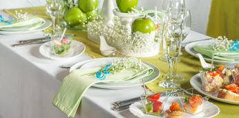 Банкет с обслуживанием стандарт на 15 персон